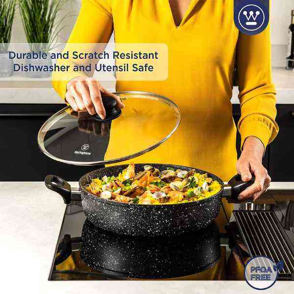 Non-Stick Shallow Casserole Dish with Lid (Low Depth) Product Featured Image