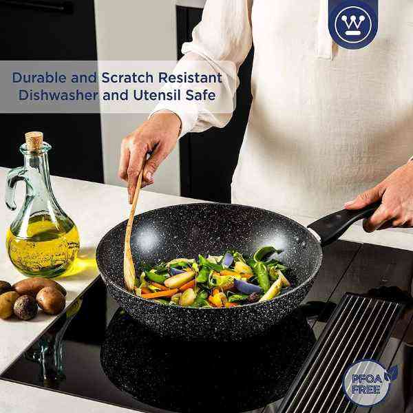 Non-stick Wok Pan with Lid Product Featured Image